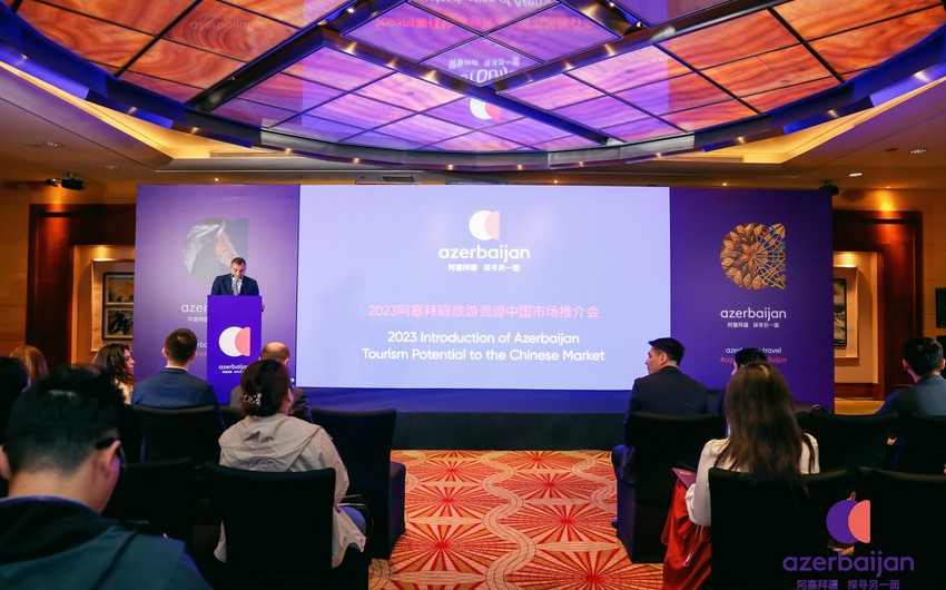 Azərbaycanın turizm potensialı Çində təqdim edilib