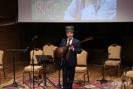 Aşıq Şəmşir Mədəniyyət Ocağı Məmməd Aslanın 80 illik yubileyini qeyd edib