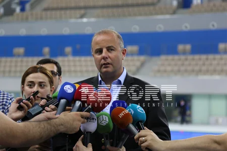 Bakı 2015 üçün tikilmiş idman qurğusunda təlim-məşqə start verilib