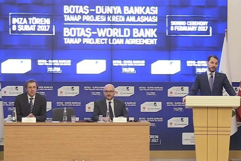 Всемирный банк выделил BOTAŞ кредит на 400 млн долларов для проекта TANAP