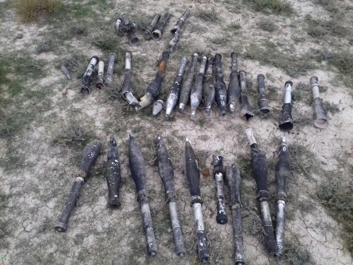 Xızıda 1461 ədəd partlamamış hərbi sursat aşkar edilib