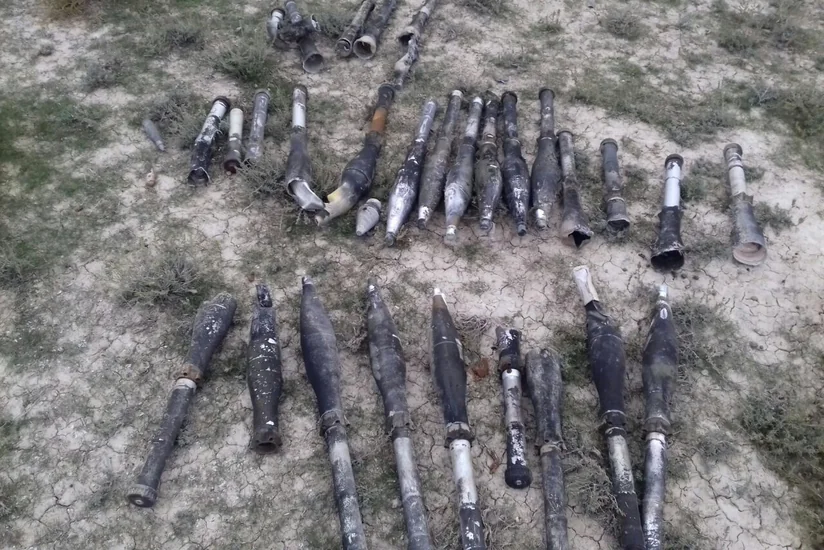 Xızıda 1461 ədəd partlamamış hərbi sursat aşkar edilib