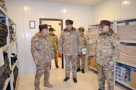 Deputy defense ministers check combat training of units in Lachin 