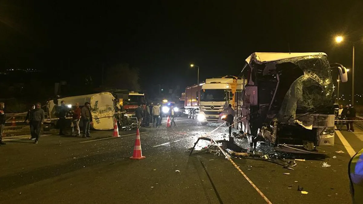 Türkiyədə sərnişin avtobusu qəzaya uğrayıb: 25 yaralı