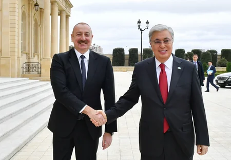 Azərbaycan və Qazaxıstan prezidentlərinin görüşü olub - YENİLƏNİB