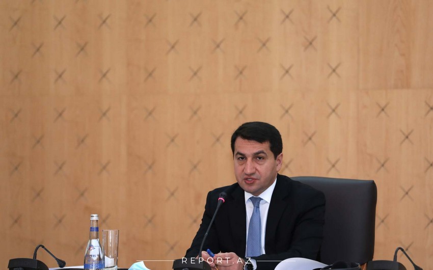 Hikmət Hacıyev Ermənistanın vandalizmi ilə bağlı daha bir faktı açıqladı