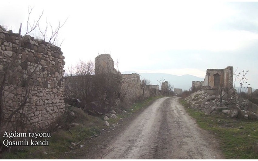 Ağdamın Qasımlı kəndindən görüntülər