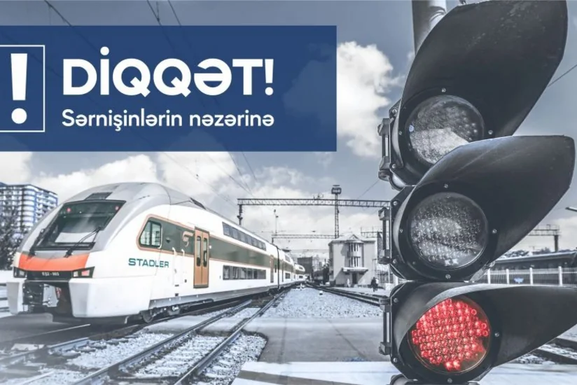 Bakı-Sumqayıt qatarının hərəkət qrafiki müvəqqəti dəyişdirilir