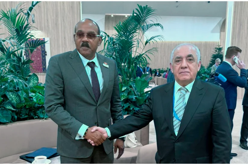 Azərbaycanla Antiqua və Barbudanın Baş nazirləri müzakirələr aparıb