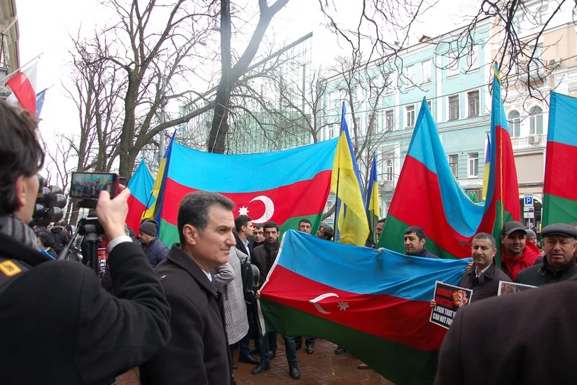 В Киеве прошла акция протеста Ходжалы: только факты