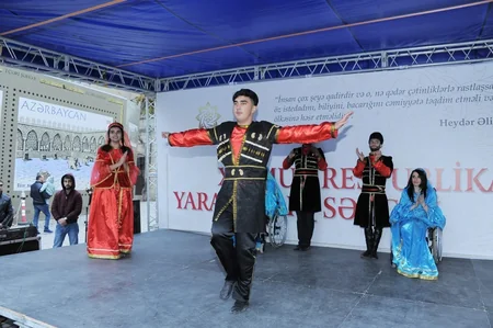 Leyla Əliyeva X Ümumrespublika Yaradıcılıq Sərgi-Yarmarkasının açılışında iştirak edib