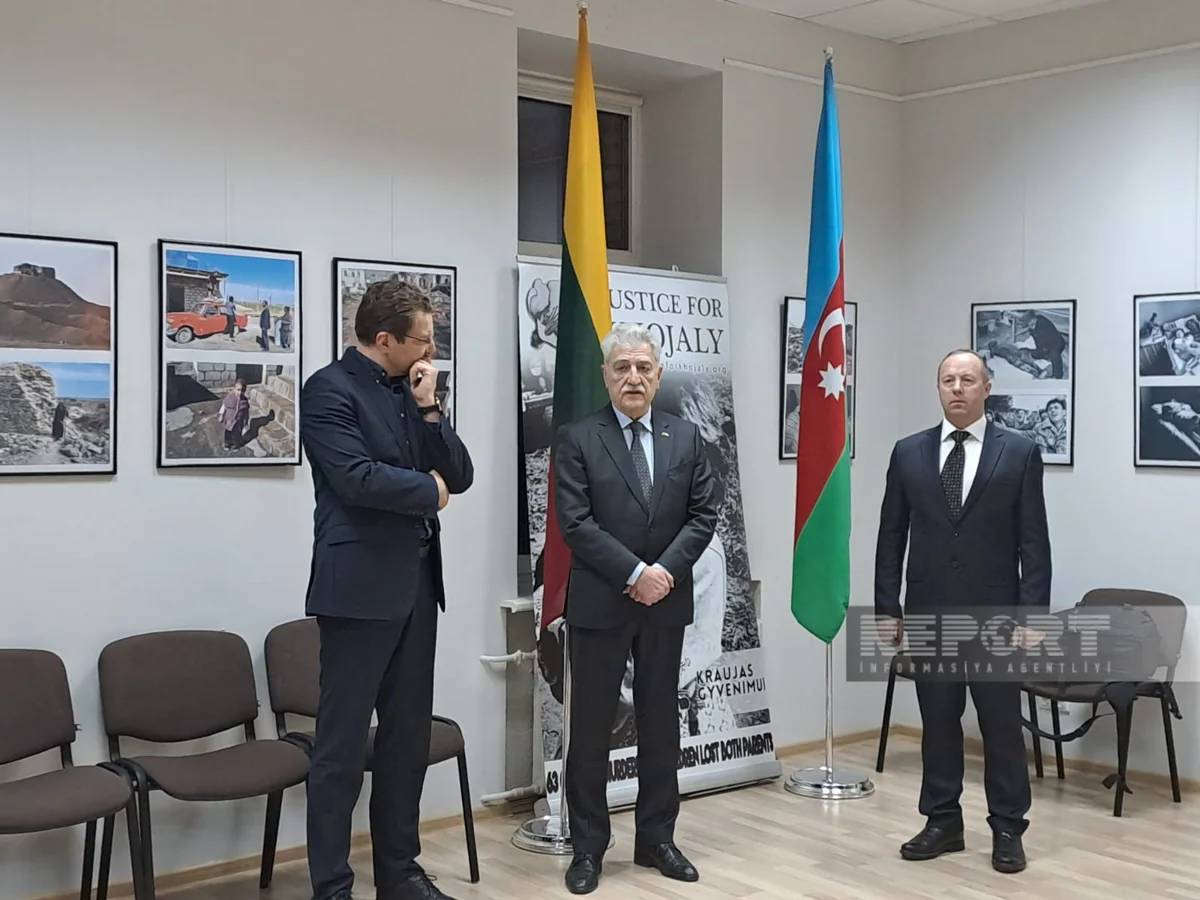 Photo exhibition of journalist who witnessed Khojaly tragedy opens in Lithuania
