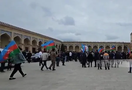 Füzulidə minaya düşərək şəhid olan polis əməkdaşı Seyfi Abdullayev dəfn edilib - YENİLƏNİB