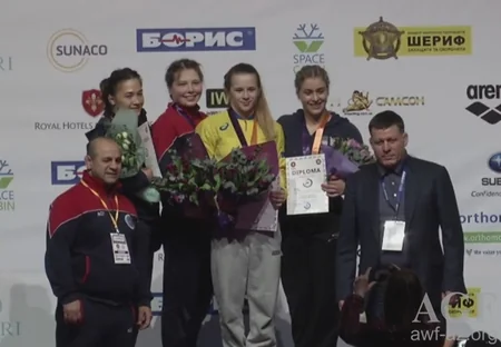 Kiyevdə keçirilən beynəlxalq güləş turnirinin ilk günündə Azərbaycan idmançıları 4 medal qazanıb - VİDEO