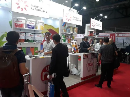 Azərbaycan məhsulları “Kazbuild” sərgisində böyük maraqla qarşılanıb