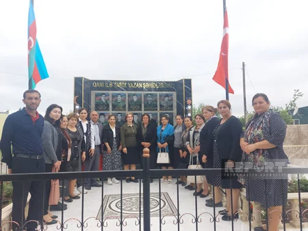 Tərtərdə şəhidlərin xatirəsinə bulaq abidə kompleksi inşa edilib