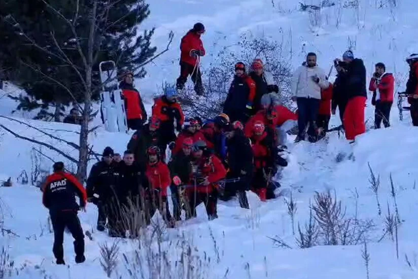 В Турции в результате схода лавины на горнолыжном курорте пострадали пять человек