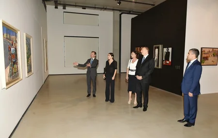 President Ilham Aliyev attended the opening of “Azerbaijani painting in the 20th-21st centuries” exhibition - PHOTO