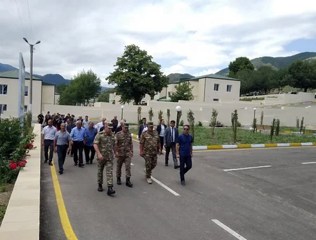 Şəhid ailələri N hərbi hissəsini ziyarət ediblər