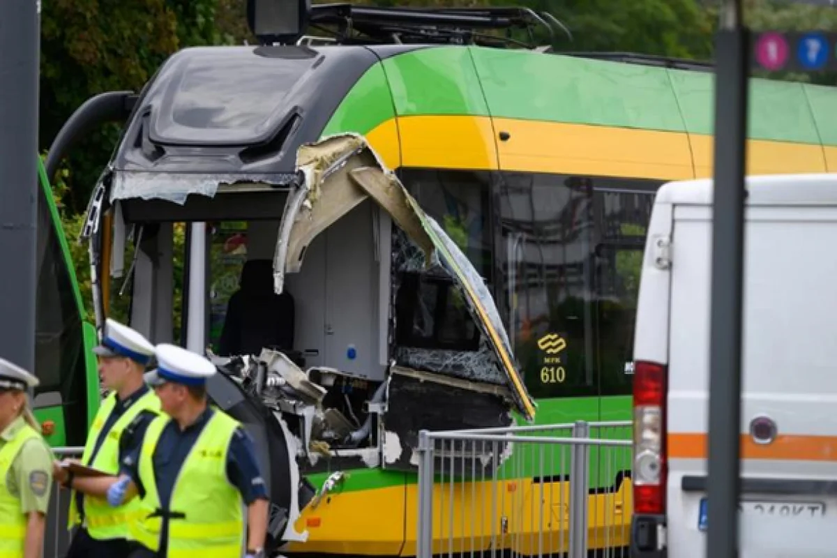 Over 30 injured in trams' collision in Poland