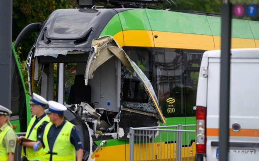 Over 30 injured in trams' collision in Poland