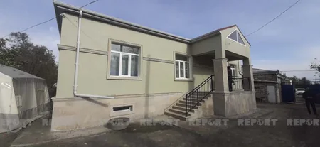 Goranboyun Zeyvə kəndində ermənilərin dağıtdığı ev tikilərək sahibinə verilib
