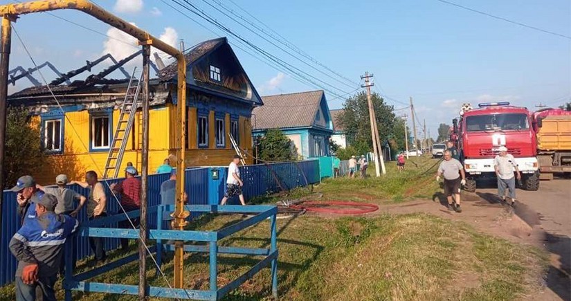 В Башкортостане при пожаре в частном доме погибли трое детей