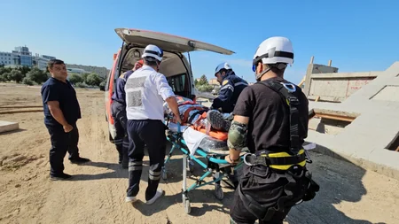 FHN-in Beynəlxalq Axtarış-xilasetmə Dəstəsi növbəti taktiki-xüsusi təlim keçirib