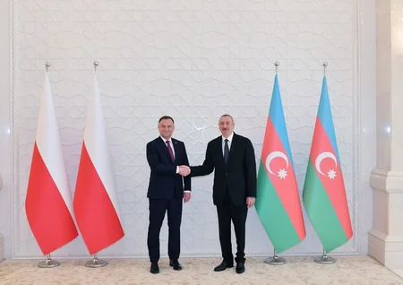 Official welcome ceremony was held for Polish President Andrzej Duda