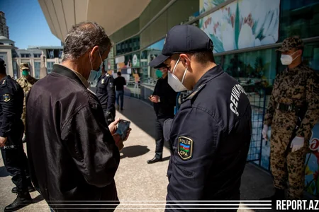 Bakıda polis naryadlarının sayı artırılıb - FOTOREPORTAJ