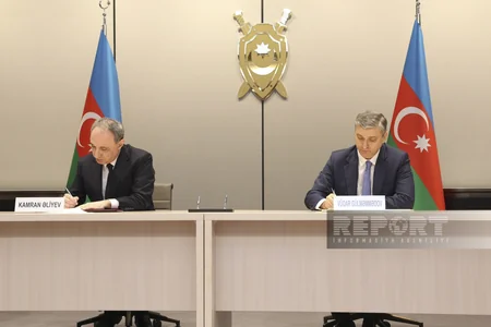 Baş Prokurorluqla Hesablama Palatası arasında əməkdaşlıq memorandumu imzalanıb - YENİLƏNİB