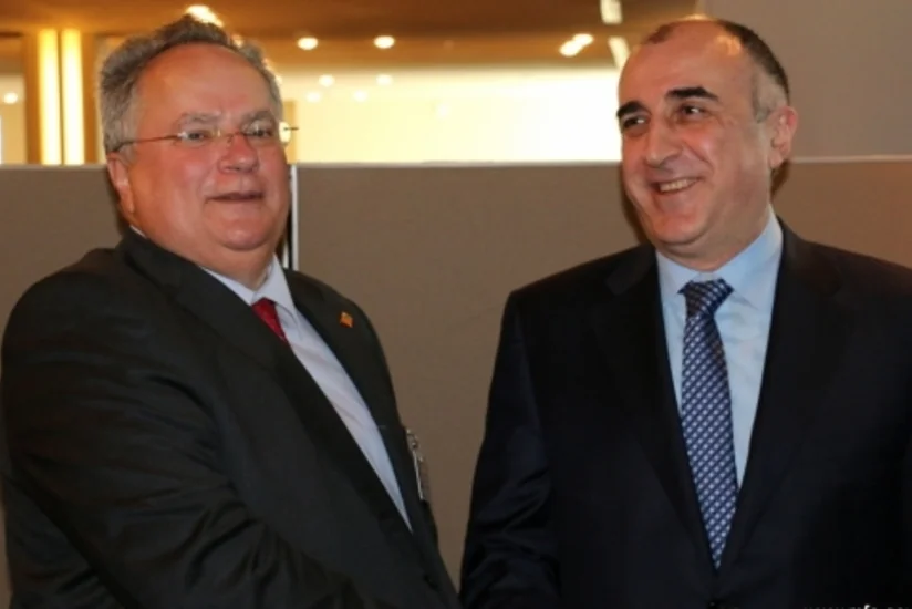 Elmar Məmmədyarov yunanıstanlı həmkarı ilə TAP və TANAP layihələrini müzakirə edib