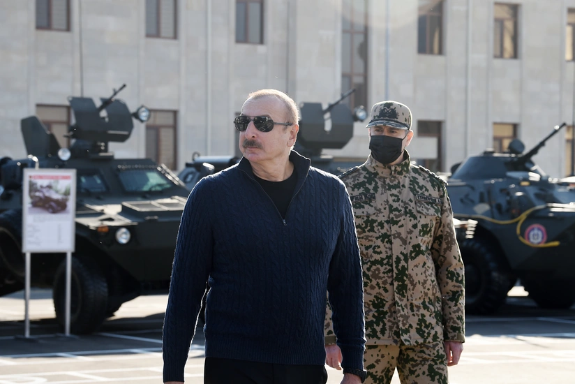 New military campus of Internal Troops of Ministry of Internal Affairs inaugurated in Aghjabadi