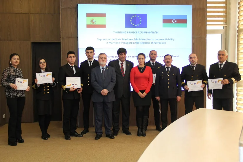 Dövlət Dəniz Administrasiyasında tvinninq layihəsi çərçivəsində seminar keçirilib