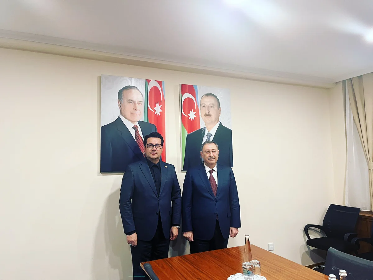 Azerbaijani presidential representative discusses bilateral relations with Iranian ambassador