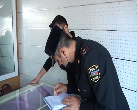 Kürdəmirdə karantini pozan 15 nəfər cərimələndi