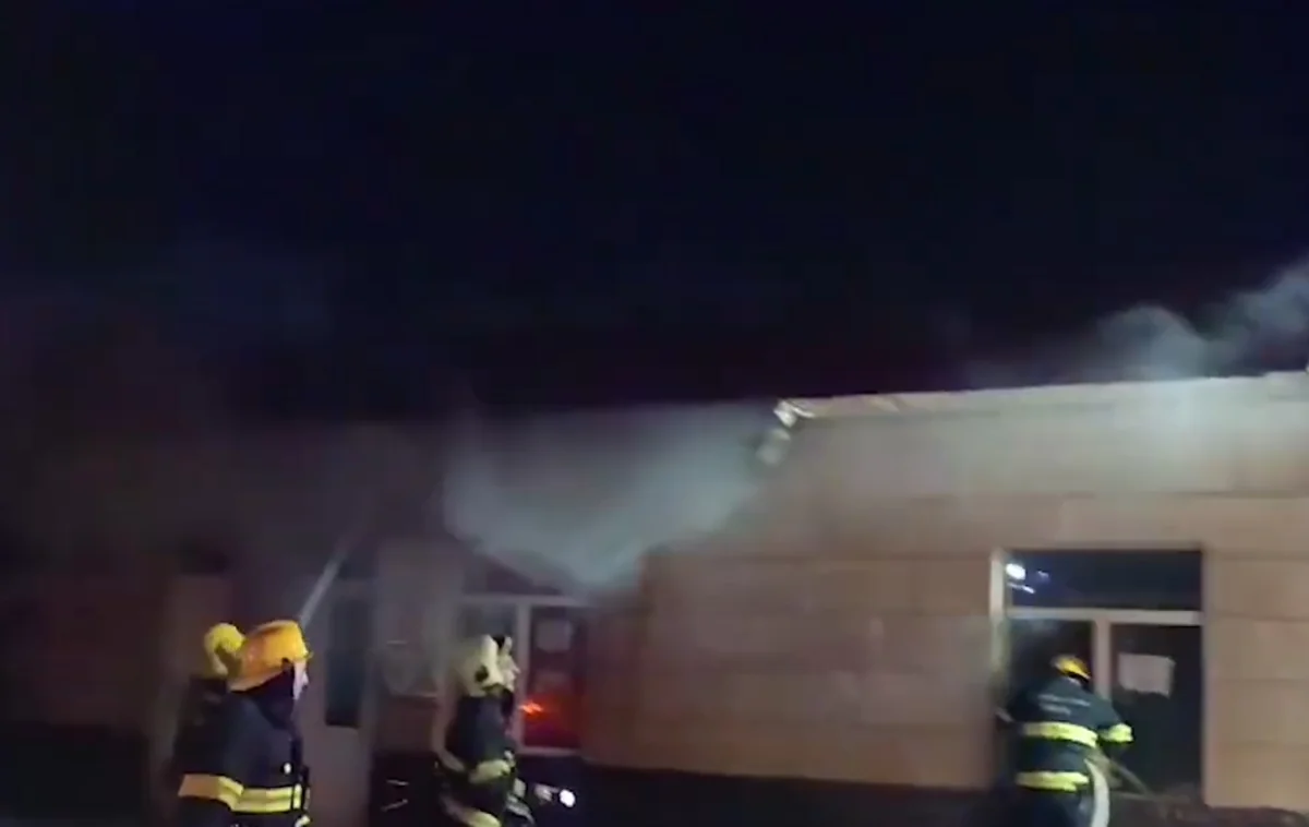 Sumqayıtda obyektdə yanğın olub