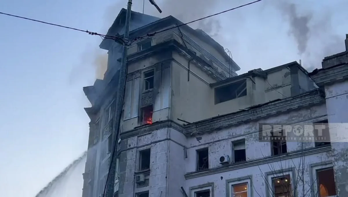 Kiyevə növbəti irimiqyaslı raket hücumunun nəticələri - FOTOSESSİYA