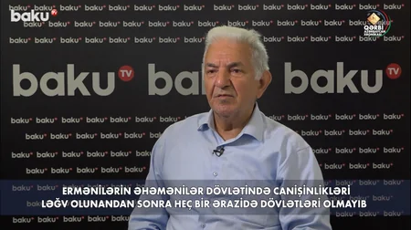 Qərbi Azərbaycan Xronikası: “Ermənistan tarixini XVIII əsrdə mxitaristlər uydurublar”