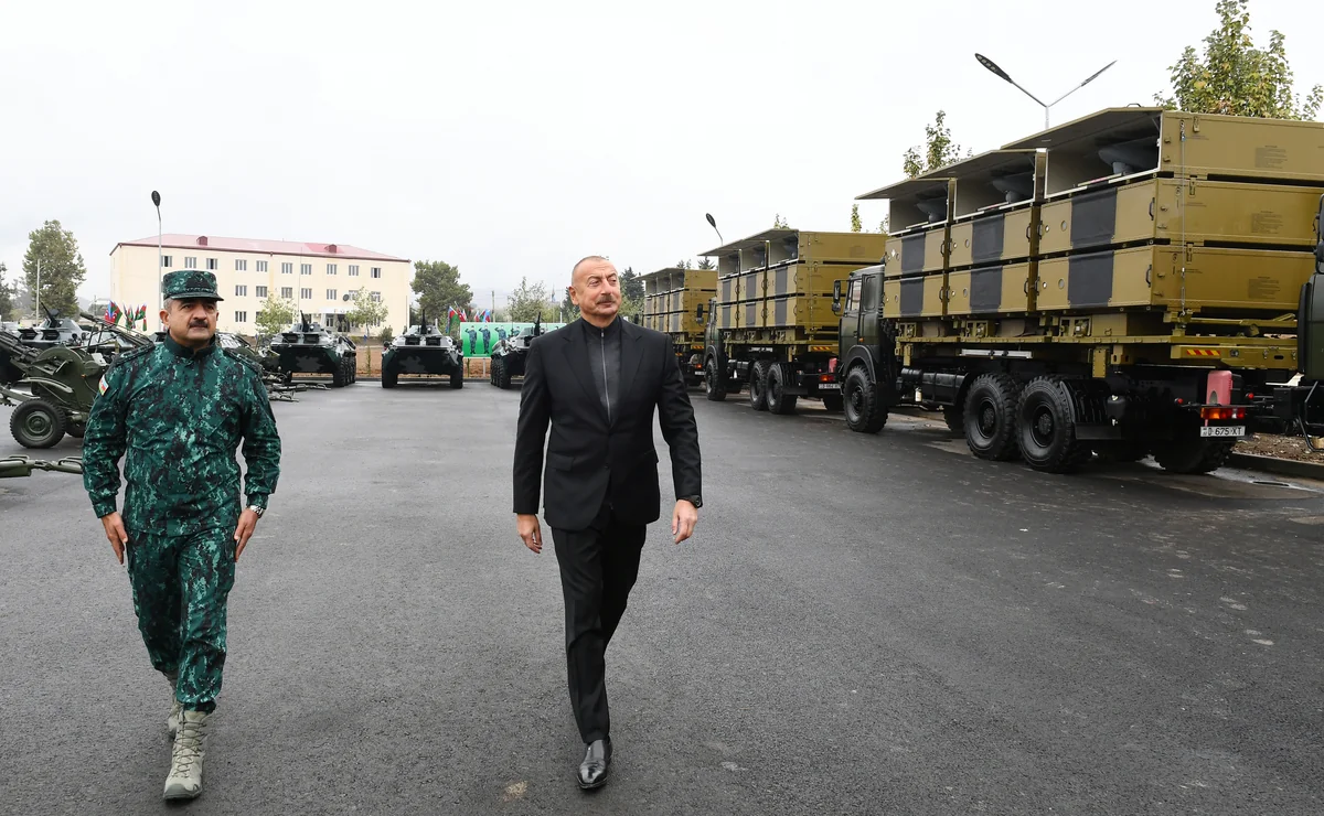 President attends opening of new military unit complex in Jabrayil
