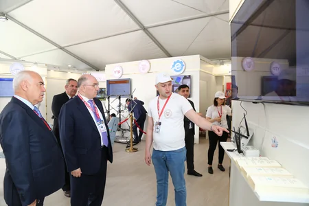 Xoşbəxt Yusifzadə TEKNOFEST-Azərbaycanın keçirildiyi əraziyə baş çəkib