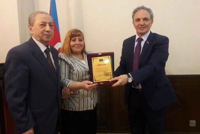 ​Jurnalist Şəmsiyyə Kərimovanın 60 illik yubileyi münasibətilə toplantı keçirilib