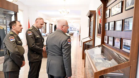 Belqrad Müdafiə Universitetinin nümayəndələri xüsusi təyinatlı təhsil müəssisələrində olublar
