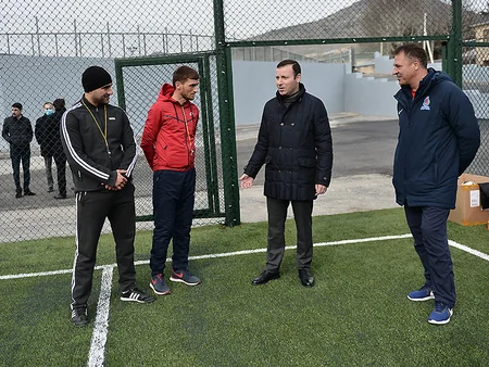 Şamaxıda futbol məktəbi fəaliyyətə başlayıb