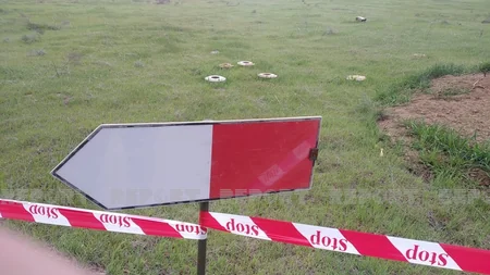 Ermənilərin basdırdığı bəzi minalar yağıntı nəticəsində torpağın üstünə çıxıb