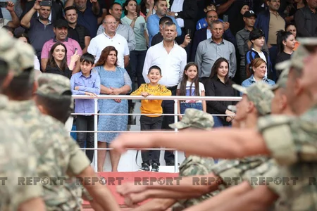 Heydər Əliyev adına Hərbi İnstitutda növbəti andiçmə mərasimi keçirilib