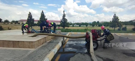Naxçıvan Mülki müdafiə alayında təlim keçirilib