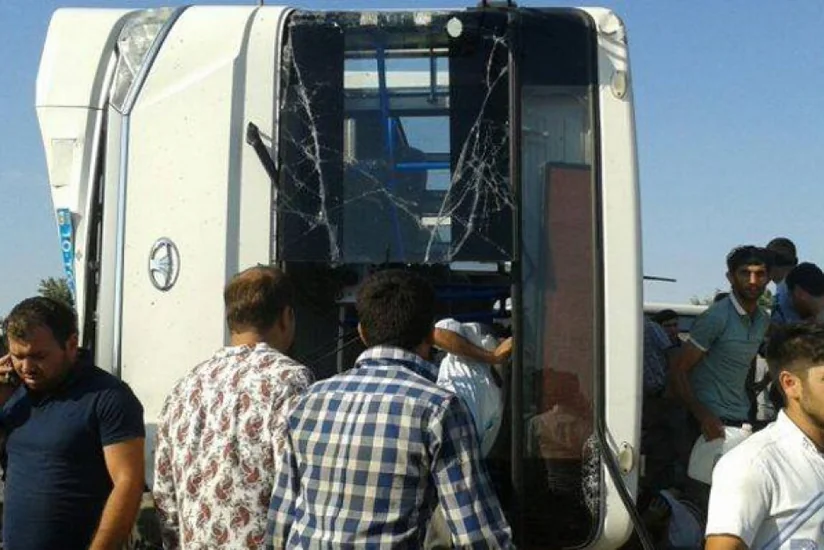 Bakıda ağır yol-nəqliyyat hadisəsi baş verib, 21 nəfər xəsarət alıb