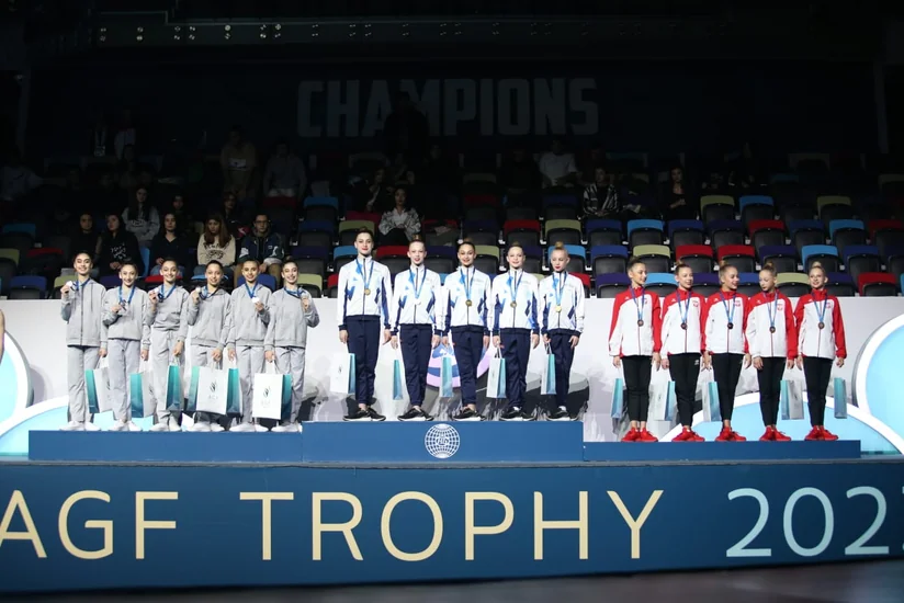 Азербайджанские гимнастки взяли очередную медаль на турнире AGF Trophy в Баку