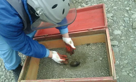 Tərtərdə əl qumbarası aşkar edilib